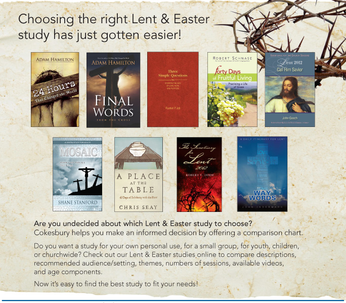 Lent and Easter Studies from Cokesbury